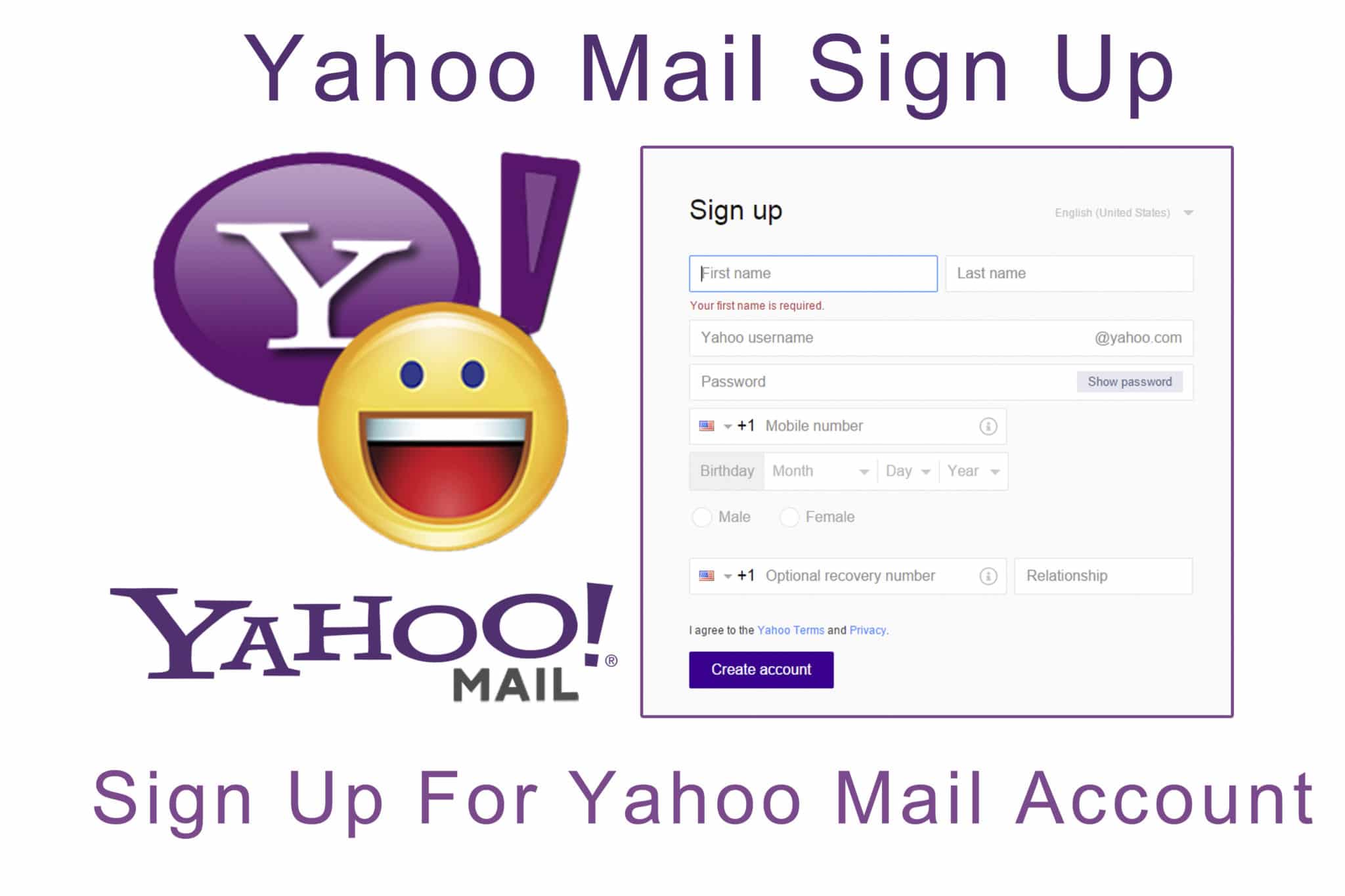 Yahoo Mail Sign Up – How To Perform a Yahoo Sign Up