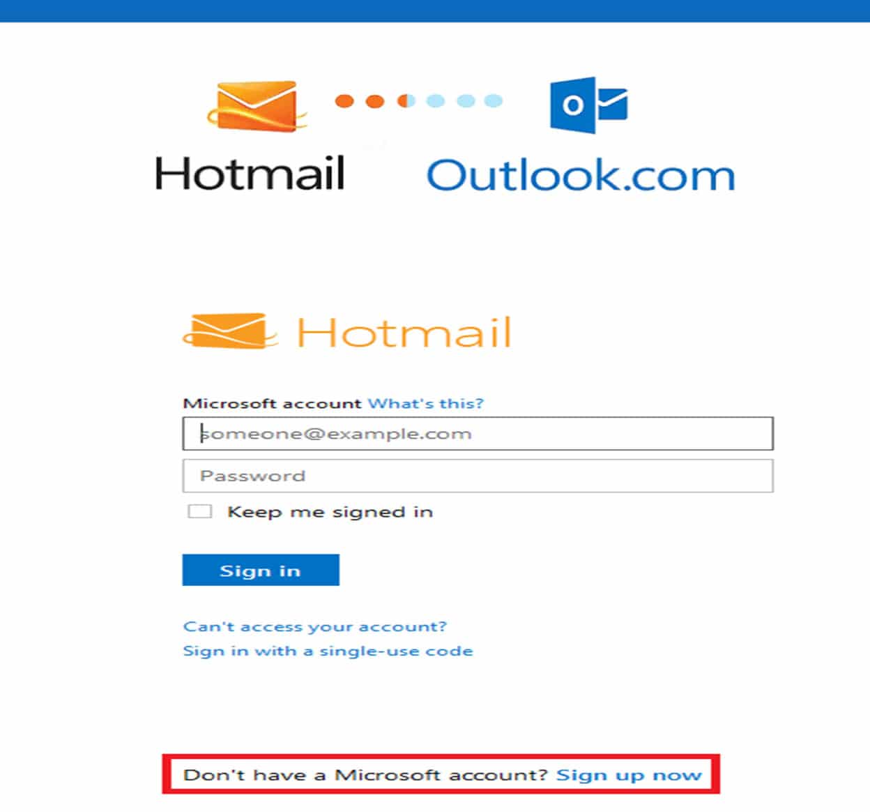 Create Hotmail Account - Hotmail Login | Hotmail Sign In