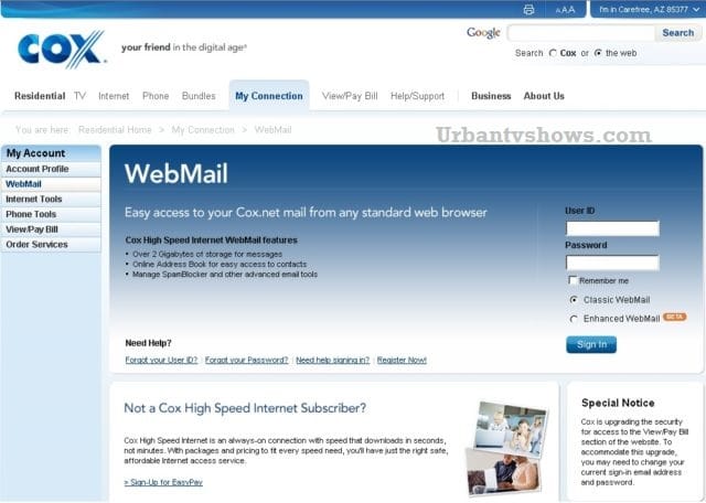 Cox.net Webmail Login - How to Sign in to Cox Communications Webmail