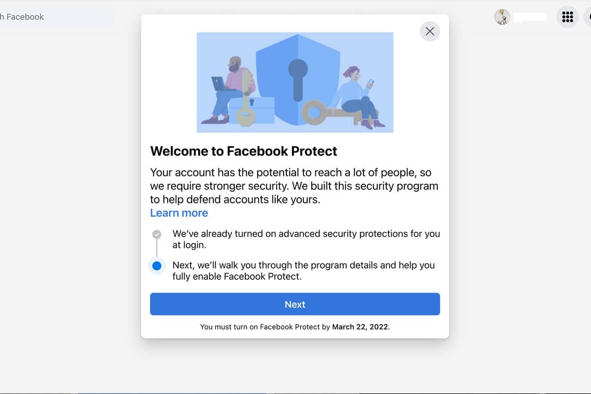 Facebook Protect - How to Turn On Facebook Protect