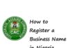 How to Register a Business Name in Nigeria