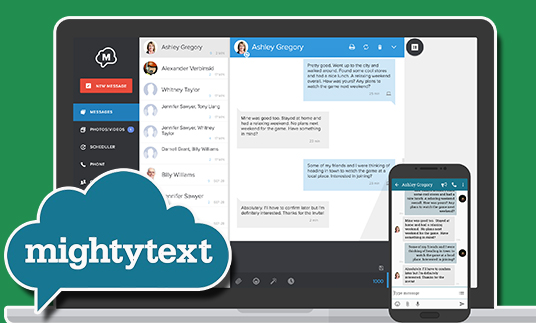 MightyText - Send SMS And Texts From Computer